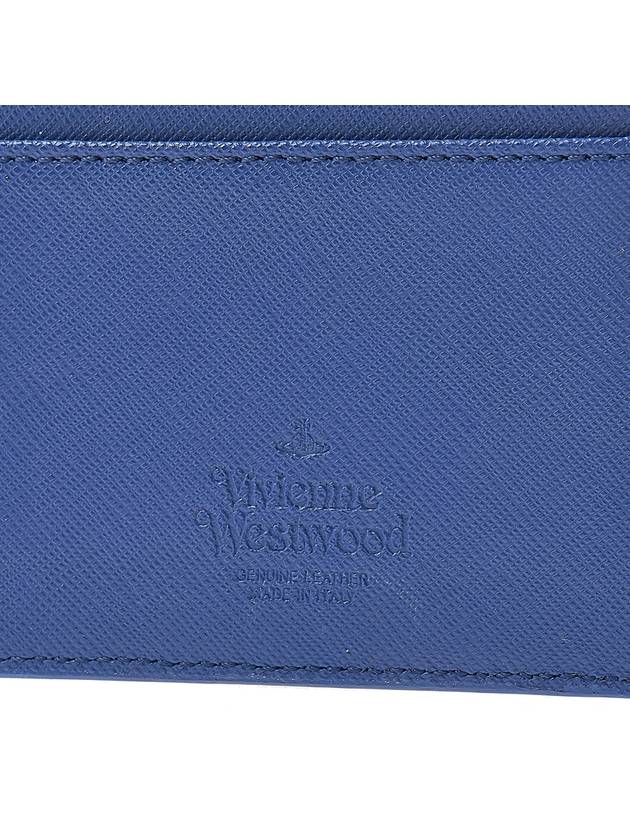 Debbie Logo Heart Card Wallet Blue - VIVIENNE WESTWOOD - BALAAN 8