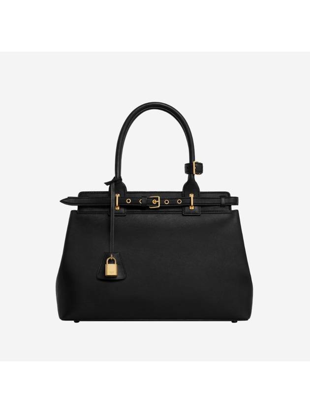 Conti Natural Calfskin Tote Bag Black - CELINE - BALAAN 1