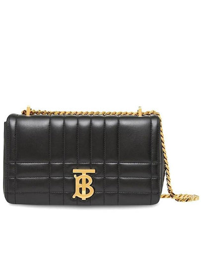 Lola Quilted Lambskin Small Shoulder Bag Black - BURBERRY - BALAAN 2