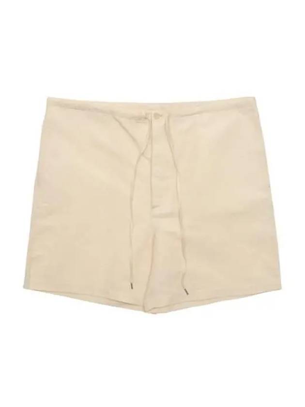 Unisex Easy Shorts Beige A23SP03LW EC - AURALEE - BALAAN 1