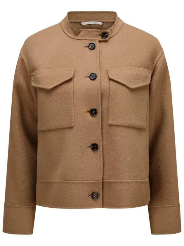 SUPREMO Pocket Wool Jacket Camel 2429046043 045 - MAX MARA - BALAAN 1