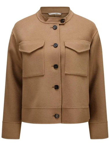 SUPREMO Pocket Wool Jacket Camel 2429046043 045 - MAX MARA - BALAAN 1