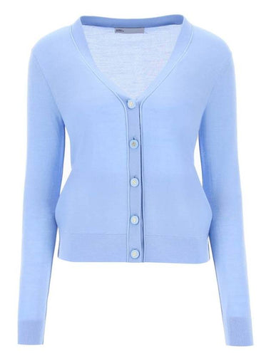 Simone Knit Cardigan Blue - TORY BURCH - BALAAN 1