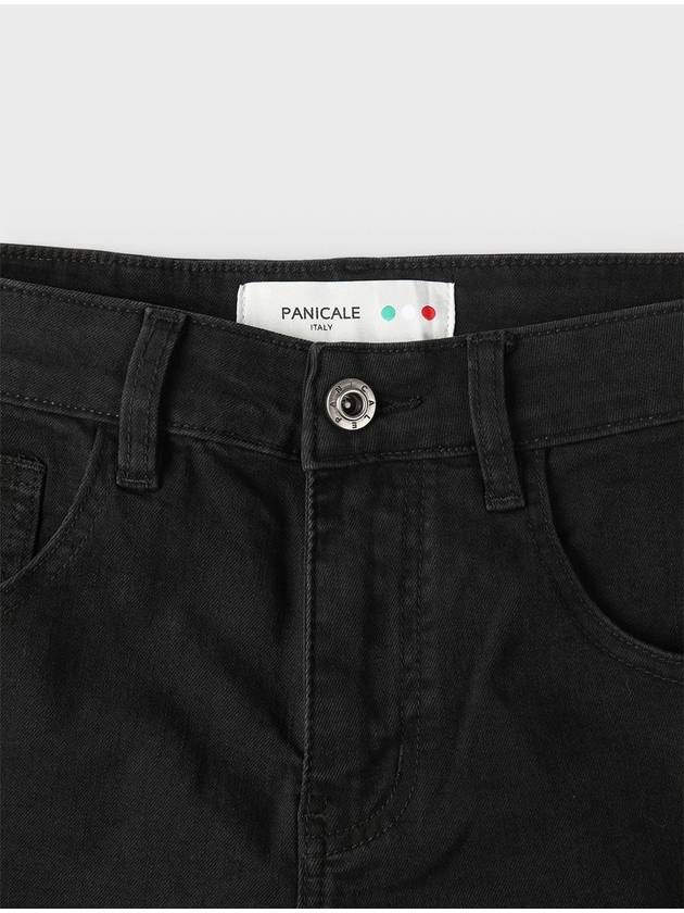 washed denim jeans black - PANICALE - BALAAN 8