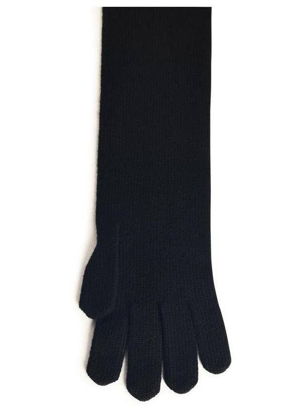 Max Mara 'Timor' Black Cashmere Gloves - MAX MARA - BALAAN 3