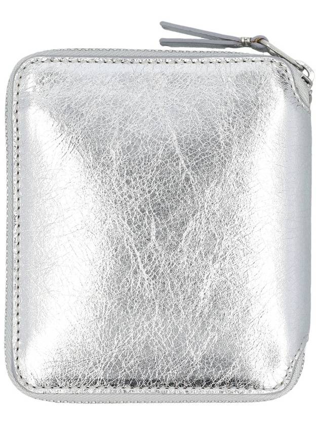 Comme Des Garçons Metallic Zip Around Wallet - COMME DES GARCONS - BALAAN 2