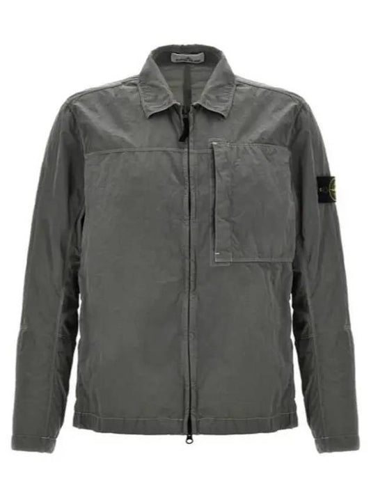 JF Gray Metal nylon overshirt 811511819V0060 - STONE ISLAND - BALAAN 2