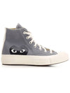 Play New Big Heart Chuck 70 High Low Top Sneakers P1 K122 1 Gray - COMME DES GARCONS - BALAAN 2