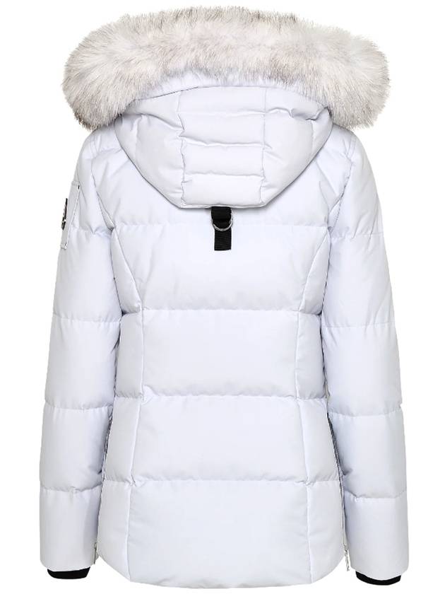 Cloud Threequarter Jumper Padding White Fox Fur White - MOOSE KNUCKLES - BALAAN 5