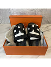 Chypre Calfskin Sandals Black - HERMES - BALAAN 6