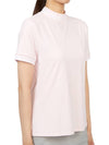 Women's Featherweight Mock Neck Golf Short Sleeve T-Shirt Blush - G/FORE - BALAAN 4