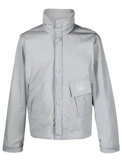 Metropolis Series HyST Stand Collar Zip Up Jacket Grey - CP COMPANY - BALAAN 2