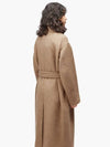 Brushed baby camel melton coat - AURALEE - BALAAN 3