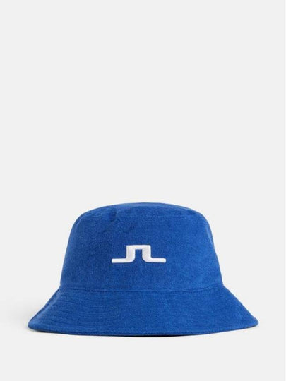 Men's Terry Embroidered Logo Bucket Hat Sodalite Blue - J.LINDEBERG - BALAAN 2