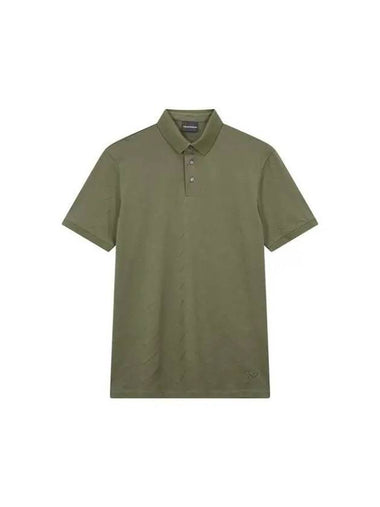 Men s zigzag pattern polo shirt green 271723 - EMPORIO ARMANI - BALAAN 1