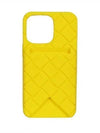 Intrecciato iPhone 13 Pro Phone Case Lemon - BOTTEGA VENETA - BALAAN 2