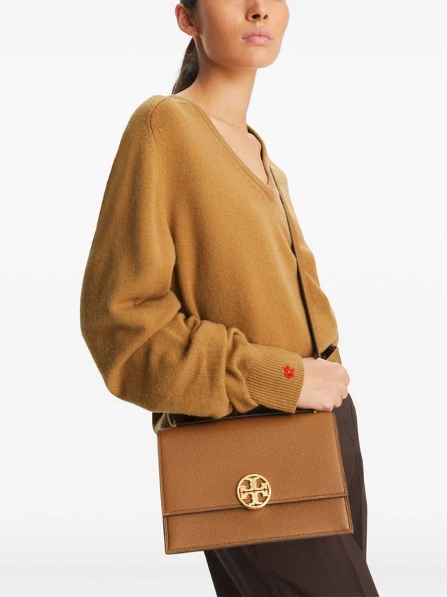 Miller Leather Cross Bag Brown - TORY BURCH - BALAAN 3