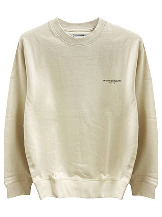 Square Label Sweatshirt Ivory - WOOYOUNGMI - BALAAN 2