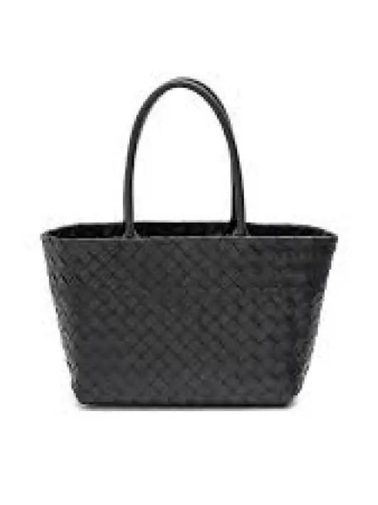 Intrecciato Lambskin Tote Bag Black - BOTTEGA VENETA - BALAAN 2