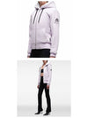 Classic Bunny 3 White Lining Zip Up Hoodie Lilac - MOOSE KNUCKLES - BALAAN 5