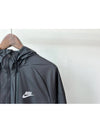 Windrunner Woven Hood Windbreaker Black - NIKE - BALAAN 4