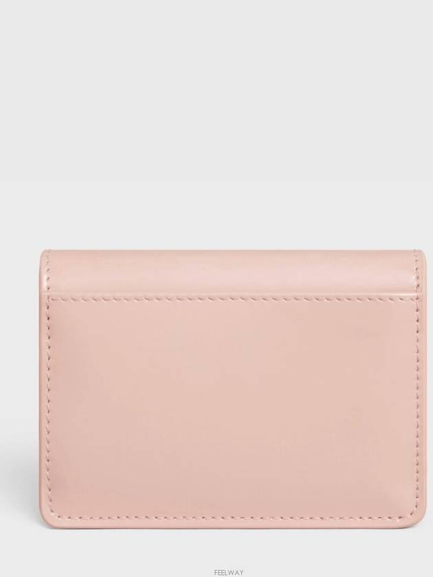 Flap Triomphe Card Wallet Patent Calfskin - CELINE - BALAAN 4