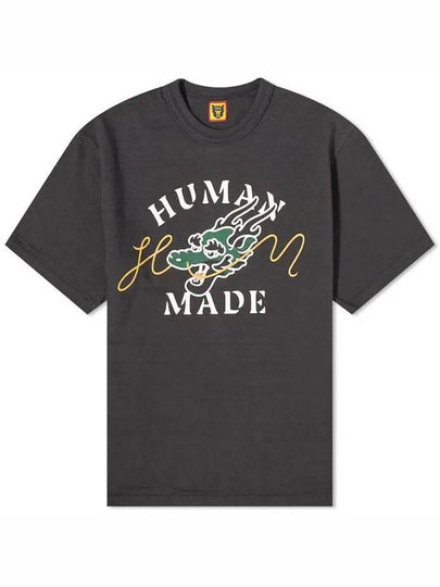 Graphic Dragon Short Sleeve T Shirt Black - HUMAN MADE - BALAAN 2