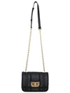 New Gancini Mini Shoulder Bag Black - SALVATORE FERRAGAMO - BALAAN 4