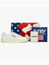 Medalist Logo Patch Low Top Sneakers White - AUTRY - BALAAN 5