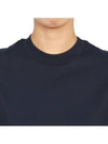 Women's Organic Cotton Long Sleeve T Shirt 3 Pack Navy - JIL SANDER - BALAAN 9