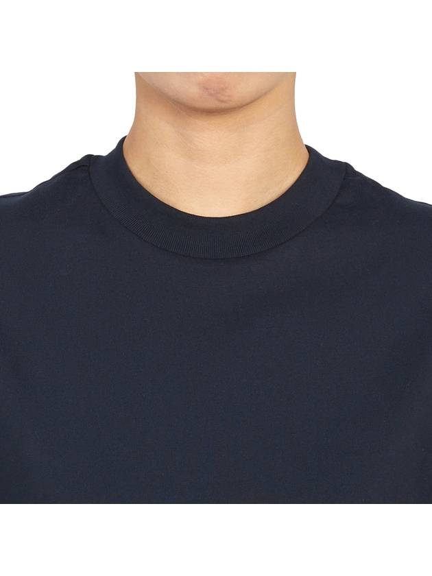 Women's Organic Cotton Long Sleeve T Shirt 3 Pack Navy - JIL SANDER - BALAAN 9