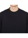 Diagonal Raised Fleece Lens Sweatshirt Black - CP COMPANY - BALAAN 6