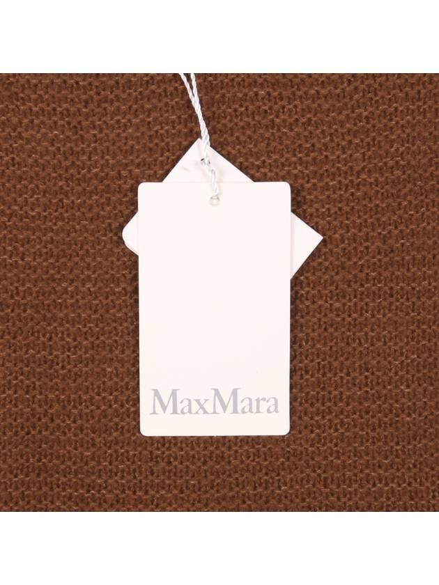 Satrapo Cashmere Knit Top Brown - MAX MARA - BALAAN.