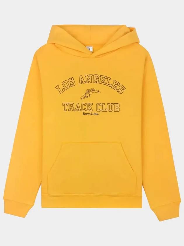 Track Club Logo Print Hoodie HO631GO - SPORTY & RICH - BALAAN 3