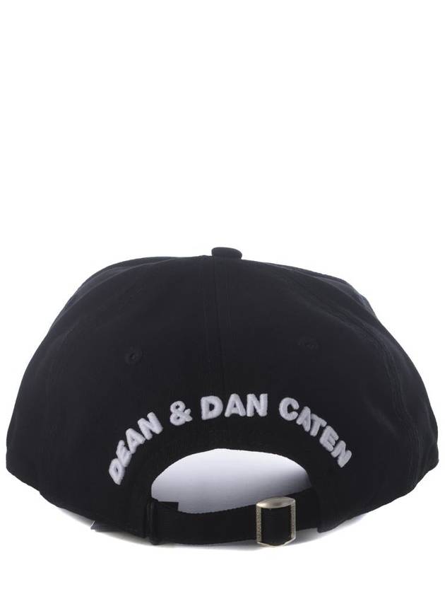 Embossed Logo Patch Ball Cap Black - DSQUARED2 - BALAAN 4