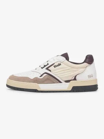 Racing Sneakers White Maroon Beige RHFW22FO106048100810 - RHUDE - BALAAN 1