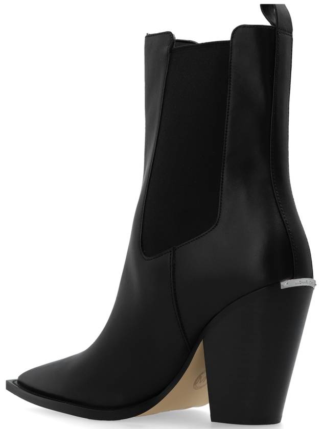 Michael Michael Kors Heeled Ankle Boots ‘Leni’, Women's, Black - MICHAEL KORS - BALAAN 5