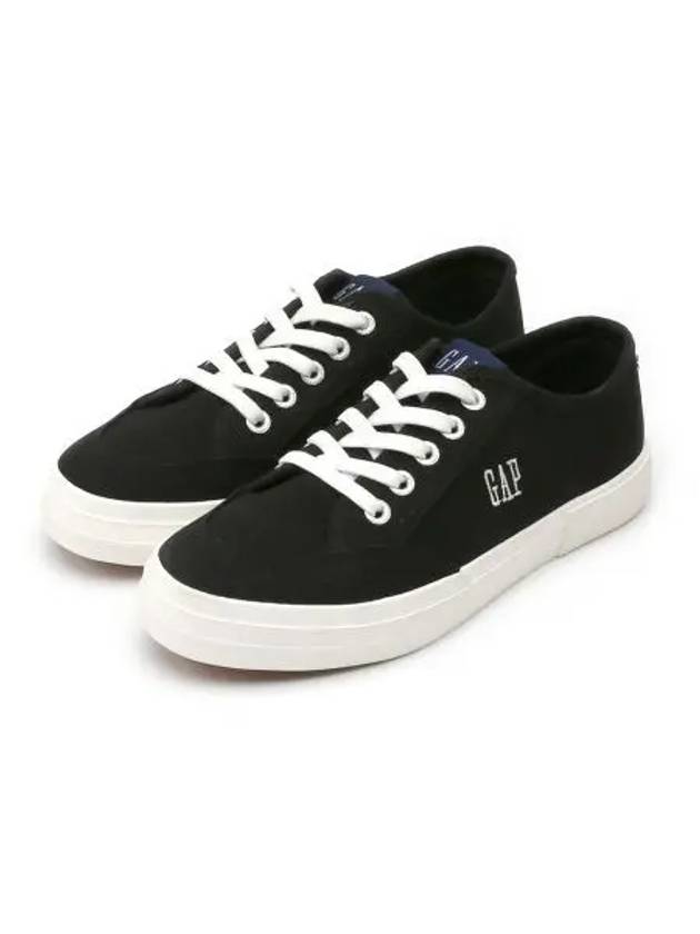 Canvas Court Sneakers Black - GAP - BALAAN 1