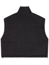 Semi overfit string down vest Black - THE GREEN LAB - BALAAN 7