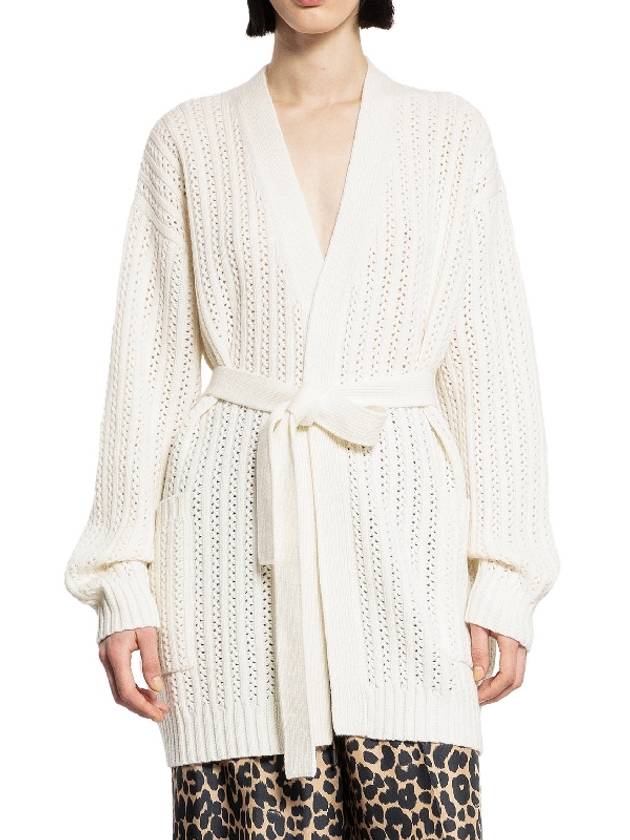 Balzac Wool Cardigan White - MAX MARA - BALAAN 2