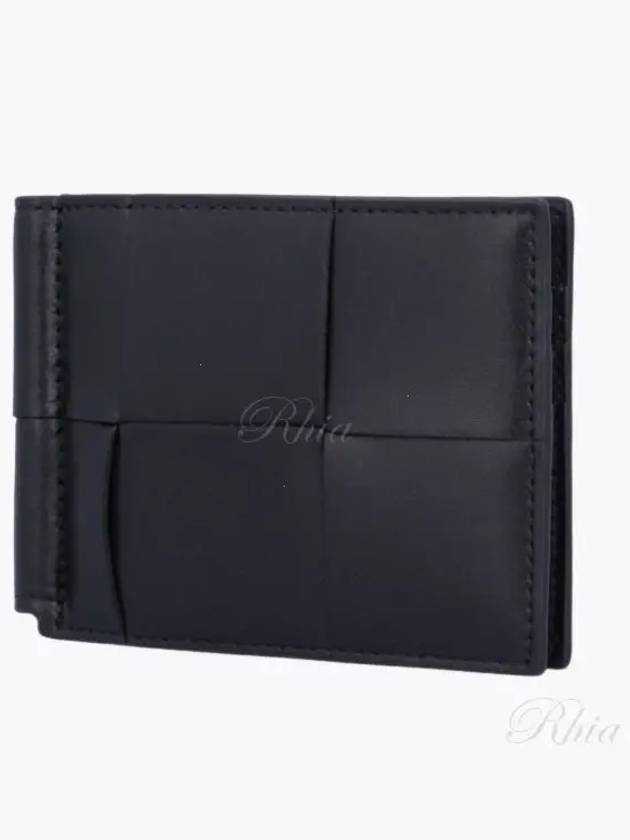 Cassette Money Clip Card Wallet Black - BOTTEGA VENETA - BALAAN 2