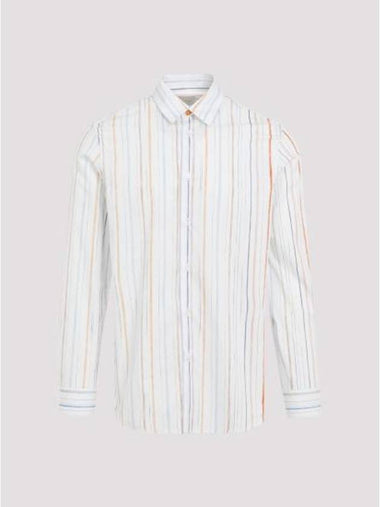 24FW Paul Smith Long Sleeve Shirt M1R901U N02391 01 WHITE - PAUL SMITH - BALAAN 1