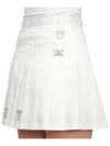 Trans Pleated Skirt White - HORN GARMENT - BALAAN 11