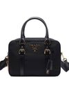 Nylon Saffiano Tote Bag Black - PRADA - BALAAN 3