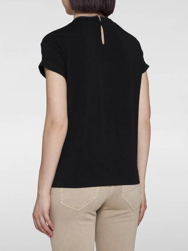 T-shirt basic con monile Brunello Cucinelli - BRUNELLO CUCINELLI - BALAAN 2