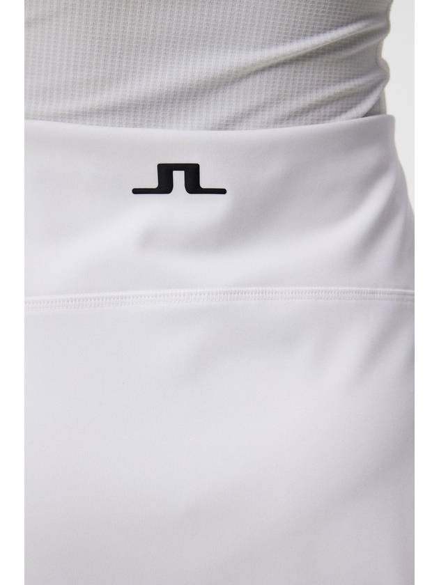 Kayla Logo Print Skirt White - J.LINDEBERG - BALAAN 6