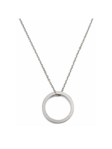 Ring Pendant Necklace Silver - MAISON MARGIELA - BALAAN 1