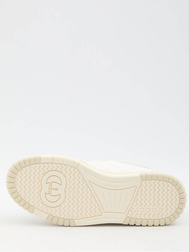 Re Web Low Top Sneakers Beige White - GUCCI - BALAAN 5