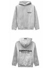 Essential Logo Fleece Hooded Light Heathered Men s Hoodie 192HO246258F 127 TJ - FEAR OF GOD - BALAAN 4