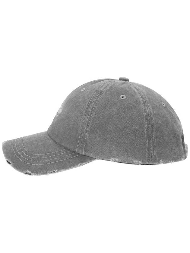 Mugung Embroidery Pigment Ball Cap Grey - ULKIN - BALAAN 4